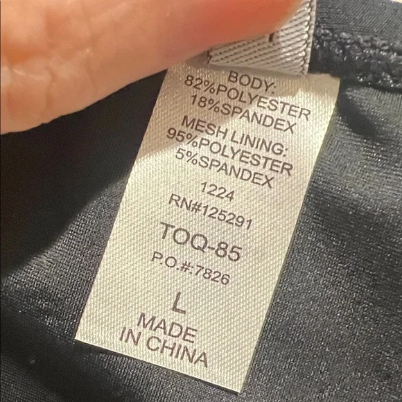 Tahari 3 Piece Black Bikini with Matching Sarong. size L. NWT. - Picture 13 of 13